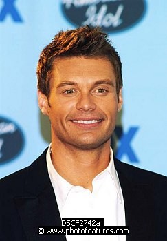 Photo of Ryan Seacrest (show host) at American Idol 3 Finale at the Kodak Theater in Hollywood. May 26th 2004. , reference; DSCF2742a