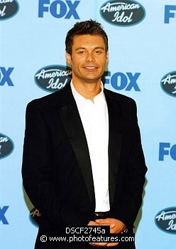 Photo of Ryan Seacrest (show host) at American Idol 3 Finale at the Kodak Theater in Hollywood. May 26th 2004. , reference; DSCF2745a
