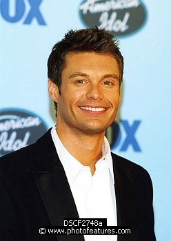 Photo of Ryan Seacrest (show host) at American Idol 3 Finale at the Kodak Theater in Hollywood. May 26th 2004. , reference; DSCF2748a