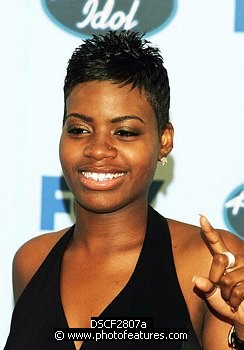 Photo of Fantasia Barrino , 2004 Winner, at American Idol 3 Finale at the Kodak Theater in Hollywood. May 26th 2004. , reference; DSCF2807a