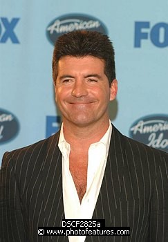 Photo of Simon Cowell (judge) at American Idol 3 Finale at the Kodak Theater in Hollywood. May 26th 2004. , reference; DSCF2825a