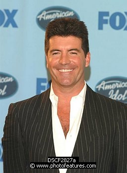 Photo of Simon Cowell (judge) at American Idol 3 Finale at the Kodak Theater in Hollywood. May 26th 2004. , reference; DSCF2827a