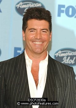 Photo of Simon Cowell (judge) at American Idol 3 Finale at the Kodak Theater in Hollywood. May 26th 2004. , reference; DSCF2830a