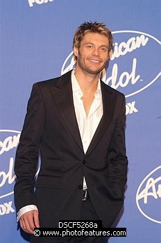 Photo of Ryan Seacrest<br>at the finals of the second series of &quotAmerican Idol' at Universal Amphitheatre. , reference; DSCF5268a