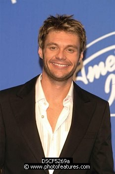 Photo of Ryan Seacrest<br>at the finals of the second series of &quotAmerican Idol' at Universal Amphitheatre. , reference; DSCF5269a