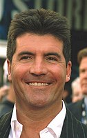 Photo of Simon Cowell<br>at American Idol 3 Finale, Kodak Theater in Hollywood, May 26th 2004.