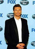 Photo of Ryan Seacrest (show host) at American Idol 3 Finale at the Kodak Theater in Hollywood. May 26th 2004.