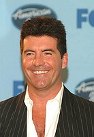 Photo of Simon Cowell (judge) at American Idol 3 Finale at the Kodak Theater in Hollywood. May 26th 2004.