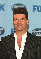 Photo of Simon Cowell (judge) at American Idol 3 Finale at the Kodak Theater in Hollywood. May 26th 2004.