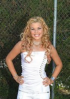 Photo of Kimberly Caldwell<br>at the finals of the second series of &quotAmerican Idol' at Universal Amphitheatre.
