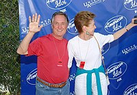 Photo of Neil Sedaka and wife<br>at the finals of the second series of &quotAmerican Idol' at Universal Amphitheatre.