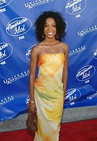 Photo of Tamyra Gray<br>at the finals of the second series of &quotAmerican Idol' at Universal Amphitheatre.