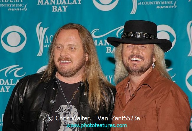 Photo of 2005 ACM Awards for media use , reference; Van_Zant5523a,www.photofeatures.com