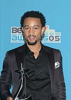 Photo of John Legend in Photo Room at 2005 BET Awards at the Kodak Theatre in Hollywood, June 28th 2005. Photo by Chris Walter/Photofeatures.