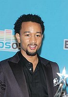 Photo of John Legend in Photo Room at 2005 BET Awards at the Kodak Theatre in Hollywood, June 28th 2005. Photo by Chris Walter/Photofeatures.