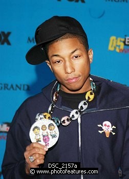 Photo of Pharrell Williams at Arrivals for the 2005 Billboard Music Awards at MGM Grand in Las Vegas, December 6th 2005.<br>Photo by Chris Walter/Photofeatures , reference; DSC_2157a