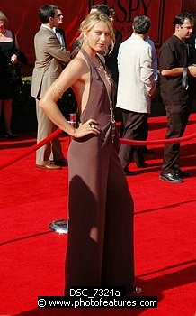 Photo of Maria Sharapova at Arrivals for the 2005 ESPY Awards at the Kodak Theatre in Hollywood, July 13th 2005. Photo by Chris Walter/ Photofeatures , reference; DSC_7324a