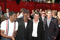 Photo of Andre 3000, Tyrese, Mark Wahlberg and Garrett Hedlund from new movie &quotFour Brothers"  at Arrivals for the 2005 ESPY Awards at the Kodak Theatre in Hollywood, July 13th 2005. Photo by Chris Walter/ Photofeatures