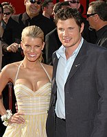 Photo of Jessica Simpson and Nick Lachey at Arrivals for the 2005 ESPY Awards at the Kodak Theatre in Hollywood, July 13th 2005. Photo by Chris Walter/ Photofeatures
