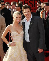 Photo of Jessica Simpson and Nick Lachey at Arrivals for the 2005 ESPY Awards at the Kodak Theatre in Hollywood, July 13th 2005. Photo by Chris Walter/ Photofeatures