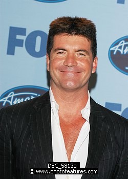 Photo of Simon Cowell judge of American Idol 4 at the finale show at the Kodak Theatre in Hollywood, May 25th 2005. Photo by Chris Walter/Photofeatures , reference; DSC_5813a