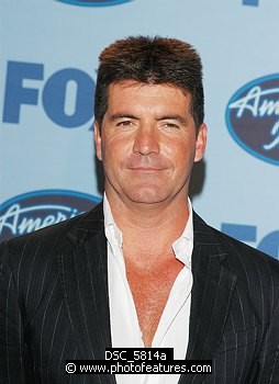 Photo of Simon Cowell judge of American Idol 4 at the finale show at the Kodak Theatre in Hollywood, May 25th 2005. Photo by Chris Walter/Photofeatures , reference; DSC_5814a