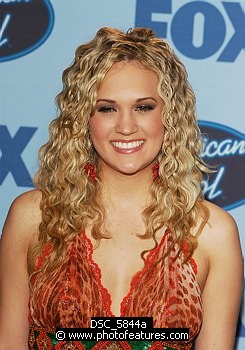 Photo of Carrie Underwood <br>the winner of American Idol 4 at the finale show at the Kodak Theatre in Hollywood, May 25th 2005. Photo by Chris Walter/Photofeatures , reference; DSC_5844a
