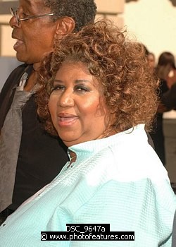 Photo of Aretha Franklin at arrivals for the 2005 Soul Train Lady Of Soul Awards at the Pasadena Civic Auditorium, September 7, 2005<br>Photo by Chris Walter/Photofeatures , reference; DSC_9647a