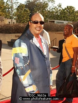 Photo of Stevie Wonder at arrivals for the 2005 Soul Train Lady Of Soul Awards at the Pasadena Civic Auditorium, September 7, 2005<br>Photo by Chris Walter/Photofeatures , reference; DSC_9663a