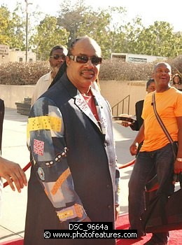 Photo of Stevie Wonder at arrivals for the 2005 Soul Train Lady Of Soul Awards at the Pasadena Civic Auditorium, September 7, 2005<br>Photo by Chris Walter/Photofeatures , reference; DSC_9664a