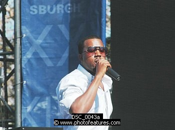 Photo of Kanye West performs at the NFL Opening Kickoff 2003 at the Los Angeles Coliseum, September 8th 2005.<br>Photo by Chris Walter/Photofeatures , reference; DSC_0043a