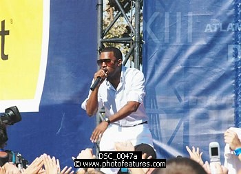 Photo of Kanye West performs at the NFL Opening Kickoff 2003 at the Los Angeles Coliseum, September 8th 2005.<br>Photo by Chris Walter/Photofeatures , reference; DSC_0047a