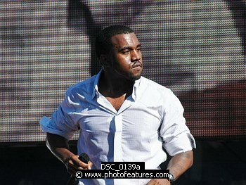 Photo of Kanye West performs at the NFL Opening Kickoff 2003 at the Los Angeles Coliseum, September 8th 2005.<br>Photo by Chris Walter/Photofeatures , reference; DSC_0139a