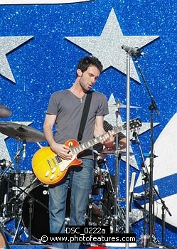 Photo of Maroon 5's Adam Levine performs at the NFL Opening Kickoff 2005 at the Los Angeles Coliseum , reference; DSC_0222a