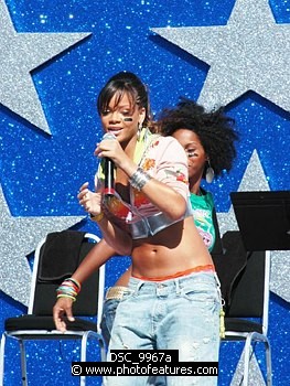 Photo of Rihanna performs at the NFL Opening Kickoff 2003 at the Los Angeles Coliseum, September 8th 2005.<br>Photo by Chris Walter/Photofeatures , reference; DSC_9967a