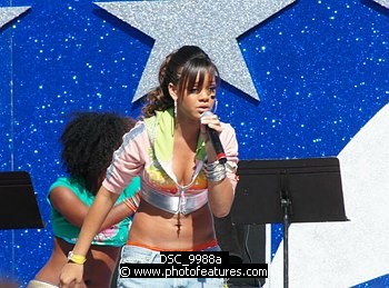 Photo of Rihanna performs at the NFL Opening Kickoff 2003 at the Los Angeles Coliseum, September 8th 2005.<br>Photo by Chris Walter/Photofeatures , reference; DSC_9988a