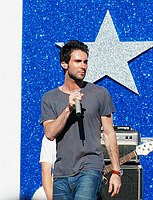 Photo of Adam Levine of Maroon 5 performs at the NFL Opening Kickoff 2003 at the Los Angeles Coliseum, September 8th 2005.<br>Photo by Chris Walter/Photofeatures