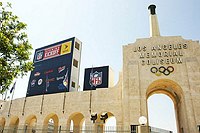 Photo of Atmosphere at the NFL Opening Kickoff 2003 at the Los Angeles Coliseum, September 8th 2005.<br>Photo by Chris Walter/Photofeatures