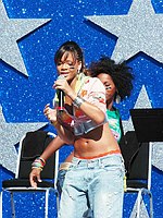 Photo of Rihanna performs at the NFL Opening Kickoff 2003 at the Los Angeles Coliseum, September 8th 2005.<br>Photo by Chris Walter/Photofeatures
