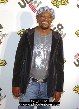 Photo of Samuel L. Jackson at the Spike TV Video Game Awards at the Gibson Amphitheatre in Universal City, November 18th 2005.<br>Photo by Chris Walter/Photofeatures , reference; DSC_1441a