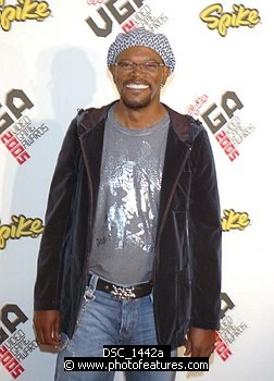 Photo of Samuel L. Jackson at the Spike TV Video Game Awards at the Gibson Amphitheatre in Universal City, November 18th 2005.<br>Photo by Chris Walter/Photofeatures , reference; DSC_1442a