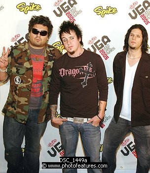 Photo of Papa Roach at the Spike TV Video Game Awards at the Gibson Amphitheatre in Universal City, November 18th 2005.<br>Photo by Chris Walter/Photofeatures , reference; DSC_1449a