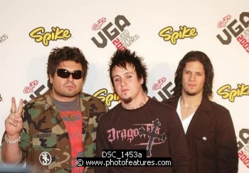 Photo of Papa Roach at the Spike TV Video Game Awards at the Gibson Amphitheatre in Universal City, November 18th 2005.<br>Photo by Chris Walter/Photofeatures , reference; DSC_1453a