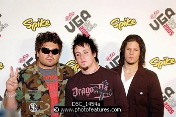 Photo of Papa Roach at the Spike TV Video Game Awards at the Gibson Amphitheatre in Universal City, November 18th 2005.<br>Photo by Chris Walter/Photofeatures , reference; DSC_1454a