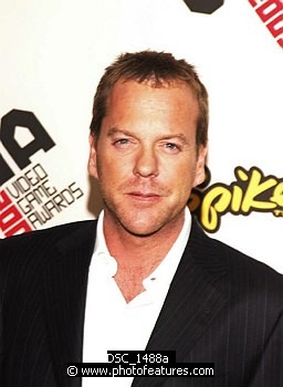 Photo of Kiefer Sutherland at the Spike TV Video Game Awards at the Gibson Amphitheatre in Universal City, November 18th 2005.<br>Photo by Chris Walter/Photofeatures , reference; DSC_1488a