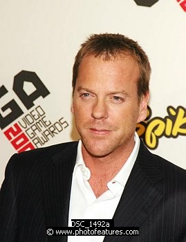 Photo of Kiefer Sutherland at the Spike TV Video Game Awards at the Gibson Amphitheatre in Universal City, November 18th 2005.<br>Photo by Chris Walter/Photofeatures , reference; DSC_1492a