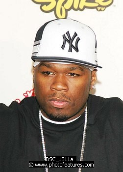 Photo of 50 Cent (Curtis Jackson)  at the Spike TV Video Game Awards at the Gibson Amphitheatre in Universal City, November 18th 2005.<br>Photo by Chris Walter/Photofeatures , reference; DSC_1511a