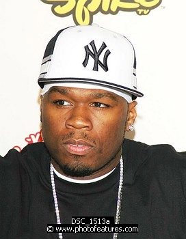 Photo of 50 Cent (Curtis Jackson)  at the Spike TV Video Game Awards at the Gibson Amphitheatre in Universal City, November 18th 2005.<br>Photo by Chris Walter/Photofeatures , reference; DSC_1513a