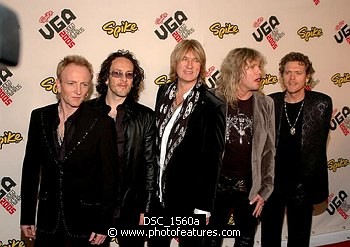 Photo of Def Leppard  at the Spike TV Video Game Awards at the Gibson Amphitheatre in Universal City, November 18th 2005.<br>Photo by Chris Walter/Photofeatures , reference; DSC_1560a