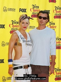 Photo of Gwen Stefani and Gavin Rossdale<br>at the 2005 Teen Choice Awards at the Gibson Amphitheatre in Universal City, August 14th 2005. Photo by Chris Walter/Photofeatures. , reference; DSC_7765a